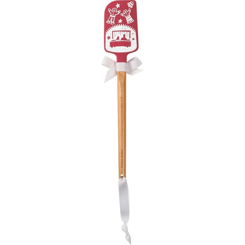 2pc Primitives By Kathy Let's Bake Stuff And Watch Movies Spatula Christmas